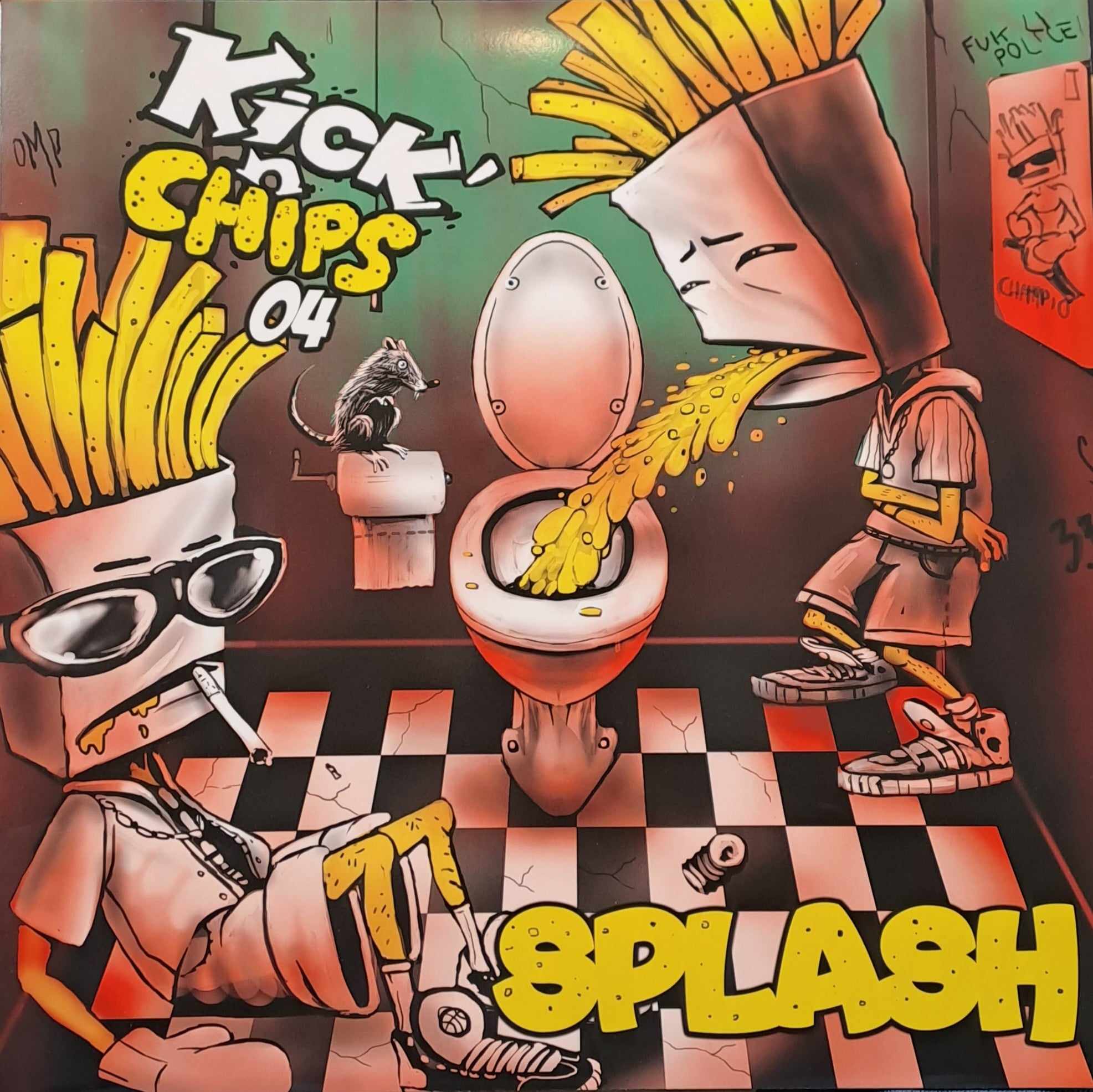 Kick'n Chips 04 (dernières copies en stock) - vinyle freetekno